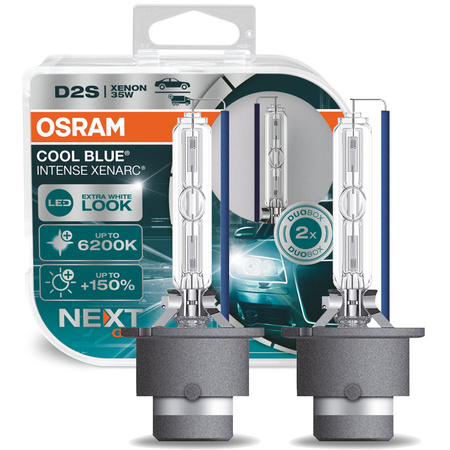 Żarówki ksenonowe Osram Cool Blue Intense D2S 6200K komplet