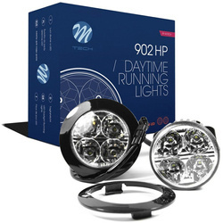 Światła do jazdy dziennej M-Tech fi 90 mm 4 LED 6-32V RL00 automat