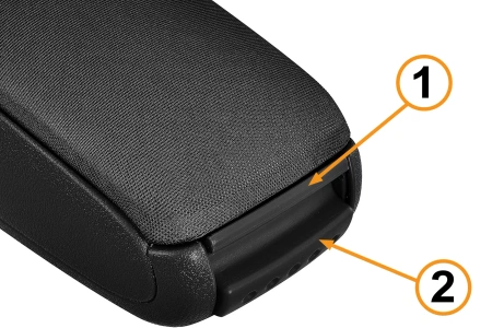 Podłokietnik materiałowy Hoalte do Ford Fiesta MK VII 3d/5d 2008-2017