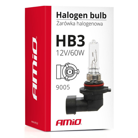 Żarówka AMiO HB3 9005 CLEAR 12V 60W