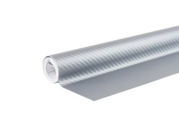 Folia karbonowa AMiO 3D srebrna 30cm x 150cm