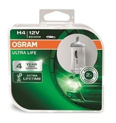 Żarówki halogenowe Osram Ultra Life H4 12V 60/55W komplet