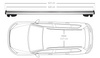 BAGAŻNIK DACHOWY ALU 123cm HOALTE BASIC