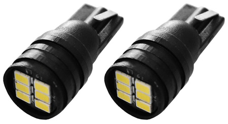 Żarówki LED Hoalte W5W T10 canbus 6 SMD 12V 5600K