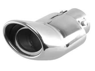 Chromowana końcówka tłumika Automax 108mm montaż 33-56mm