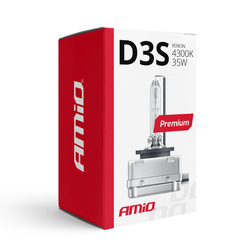 Żarnik ksenonowy Amio D3S 4300K 42V 35W Premium