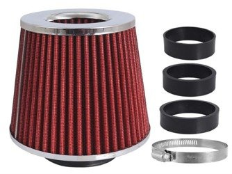 Filtr powietrza stożkowy z 3 adapterami 120x155x130mm