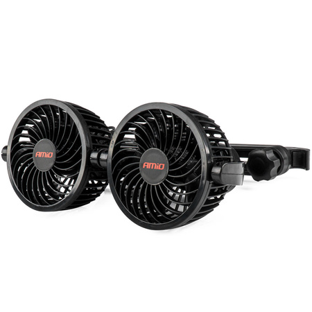 Wentylator AMiO Pro na zagłówek 12V średnica 4"