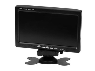 Panoramiczny monitor TFT LCD 7" 12V-24V