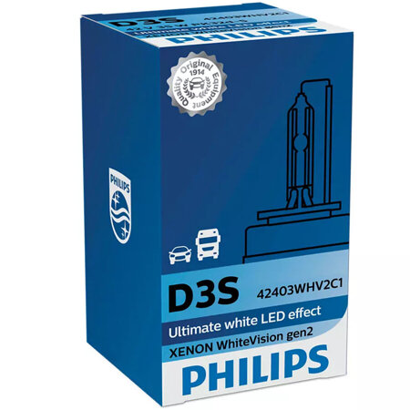 D3S PHILIPS WHITE VISION PK32d-5 42V 35W