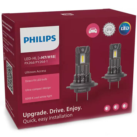 PHILIPS H4 H19 LED ACCESS 12V 20W kpl