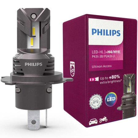 PHILIPS MOTOR H4 H19 LED ACCESS 12V 16W 1 szt