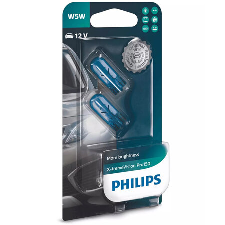 PHILIPS W5W Xtreme Vision Ultra T10 12V 2szt/kpl