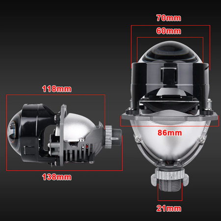 SOCZEWKI BI-LED PROJEKTORY 2,5" OEM 3