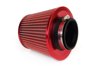 Stożkowy filtr powietrza 118x155x128mm czerwony